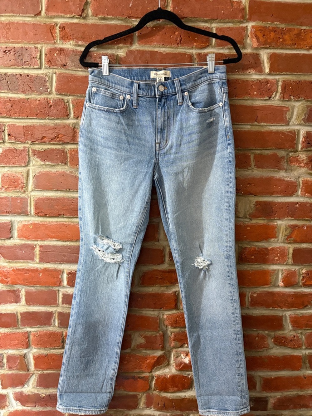 Madewell Light Blue Distressed Women’s Jeans
